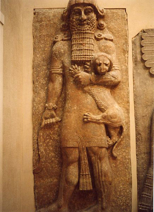 gilgamesh-1 Một bức tượng của Gilgamesh đã được khai quật trong lăng mộ