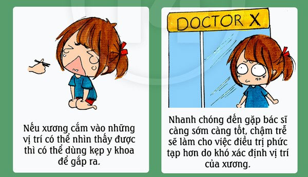 Giải pháp xử lý ngay khi bị hóc xương cá