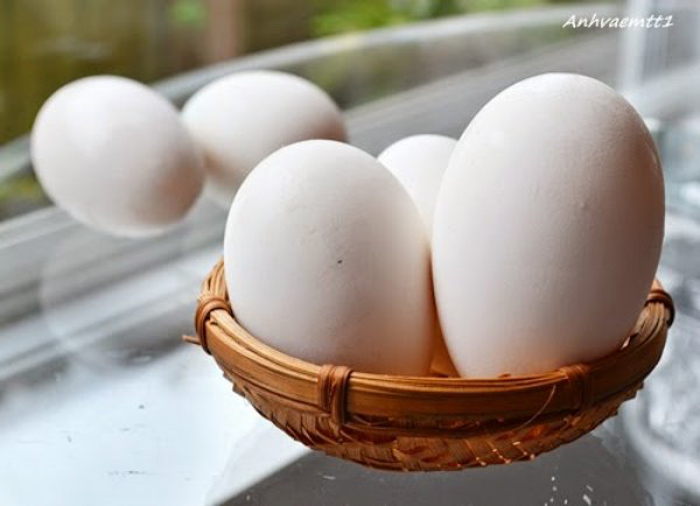 Trứng ngỗng không đảm bảo dinh dưỡng cho mẹ bầu