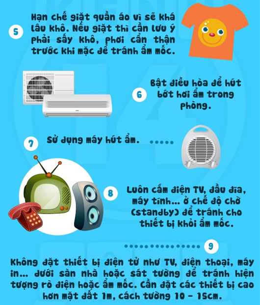 Giải pháp đối phó với thời tiết nồm Giải pháp đối phó với thời tiết nồm