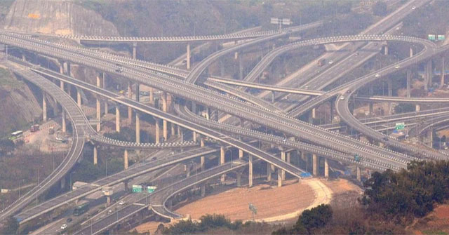 Huangjuewan ở Trùng Khánh: Giải mã ‘mê cung’ cầu vượt cao như tòa nhà 12 tầng