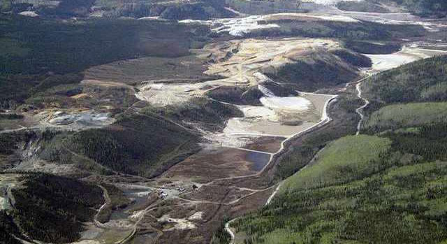 Sông Klondike chỉ có một dòng chảy